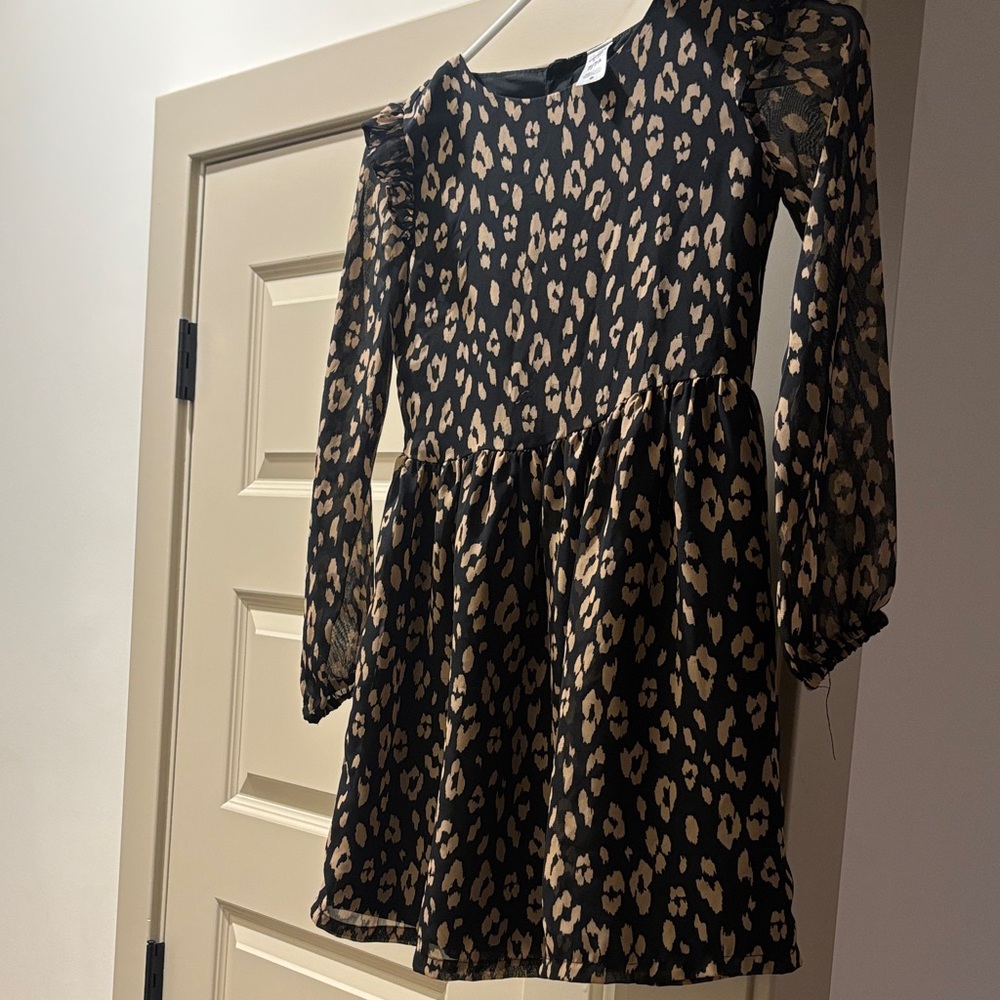 Carters Leopard Print Kids Dress